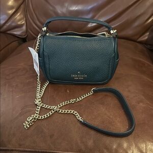 Kate Spade Green Micro Crossbody Bag Smoosh